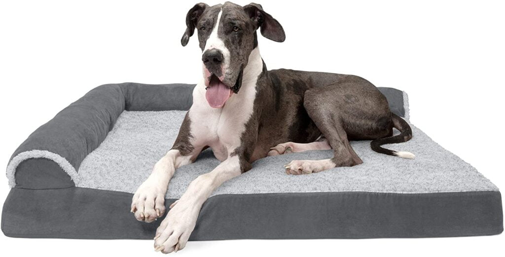 furhaven jumbo plus anti anxiety dog bed best beds for large dogs,dog beds,large dogs